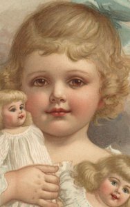 Girl with Dolls