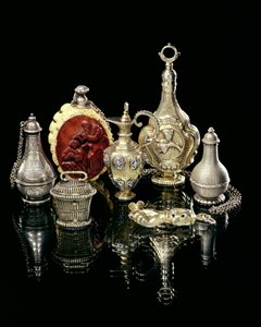Group of scent bottles