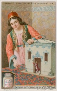 Gulliver and His Travelling Box by European School