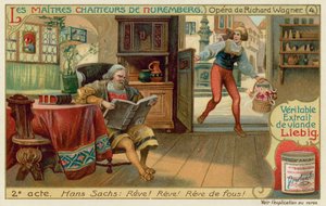 Hans Sachs in His Workshop