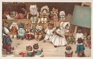 Humorous Cat Postcard