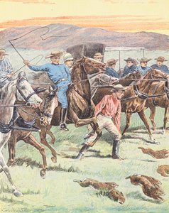 Hunting Rabbits in Australia by European School