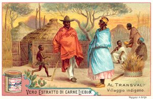 Indigenous village in the Transvaal