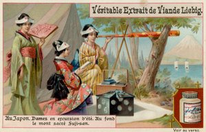 Japanese Women at the Foot of Suji-San