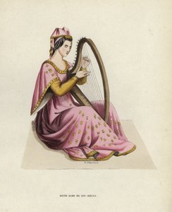 Young Lady of the 14th Century by European School
