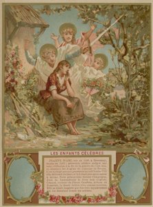 Joan of Arc as a child by European School