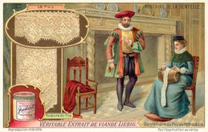 Lace Maker of Le Puy, France by European School