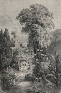The Paradise of Quetzalcoatl (engraving) by European School