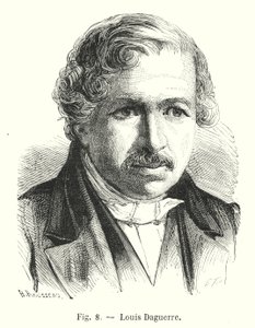 Louis Daguerre (engraving) by European School