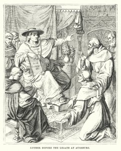 Luther Before the Legate at Augsburg by European School