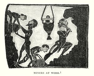Miners at Work by European School