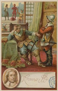 Oliver Cromwell and the Execution of Charles I, 1649 by European School