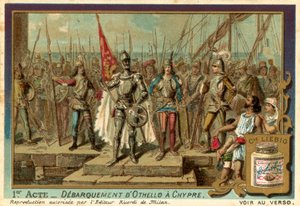 Othello Lands in Cyprus by European School