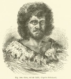Otoo, King of Tahiti, after Pritchard by European School