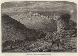 Palestine, Bethlehem Viewed from the Southwest by European School