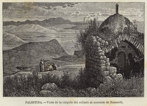 Palestine, View from the Summit of the Hill Northwest of Nazareth by European School