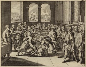 Parable of the Wedding Feast by European School