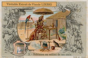 Robinson Crusoe with all his friends