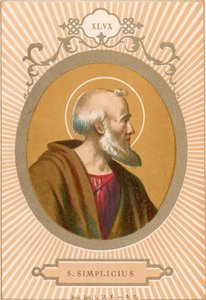 Saint Simplicius by European School