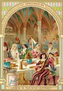 Scene from the Brothers Grimm fairy tale The Goose Girl by European School