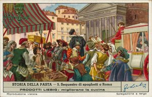 Seizure of Illegally Traded Spaghetti, Rome