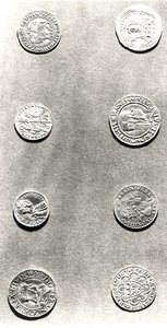 Selection of 8 coins by European School