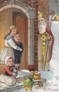 St Nicholas Day Card by European School