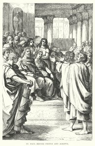 St Paul before Festus and Agrippa by European School