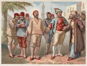 St Vincent de Paul sold as a slave in Tunis by European School