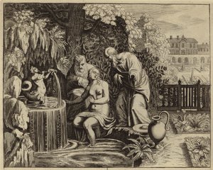 Susanna and the elders by European School