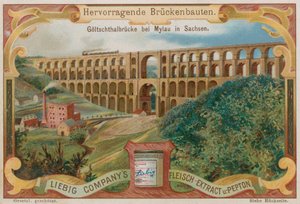 The Goltzsch Viaduct Railway Bridge, Mylau, Germany