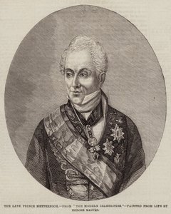 The Late Prince Metternich by European School