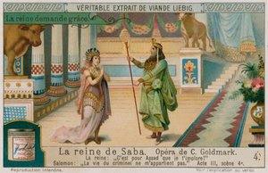 The Queen of Sheba asks King Solomon to spare Assad by European School