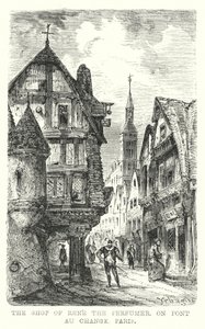 The Shop of Rene the Perfumer, on Pont au Change, Paris by European School