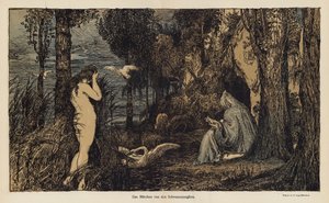 The Tale of the Swan Virgin by European School