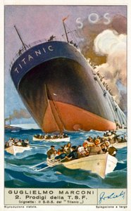 The Titanic Sending an SOS Message by Wireless by European School