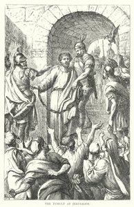 The Tumult at Jerusalem by European School
