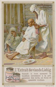 The barber or apothecary by European School