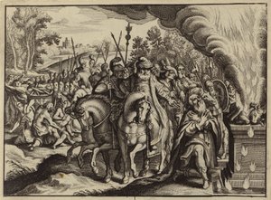 The Fire of God Burning Elijah