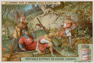 The Knight and His Attendants with the Dead Dragon