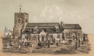 The parish church, Brighton, Sussex by European School