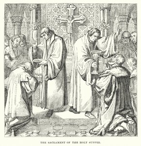 The sacrament of the Holy Supper by European School
