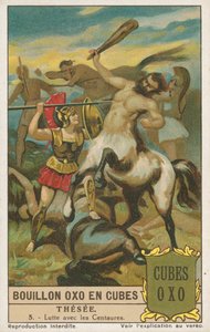 Theseus, Liebig Card, Early 20th Century