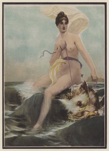 Thetis, sea nymph from Greek mythology by European School