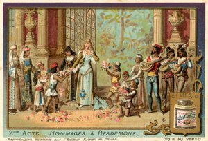 Tributes to Desdemona by European School