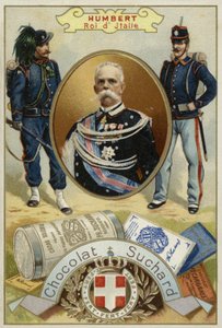 Umberto I, King of Italy by European School