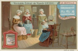 Valenciennes Lace Making by European School