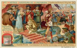 Walther is crowned the winner and becomes a Meistersinger by European School