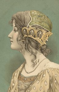 Woman in a Bonnet by European School