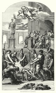 The Martyrdom of St. Lawrence by Eustache (after) Le Sueur